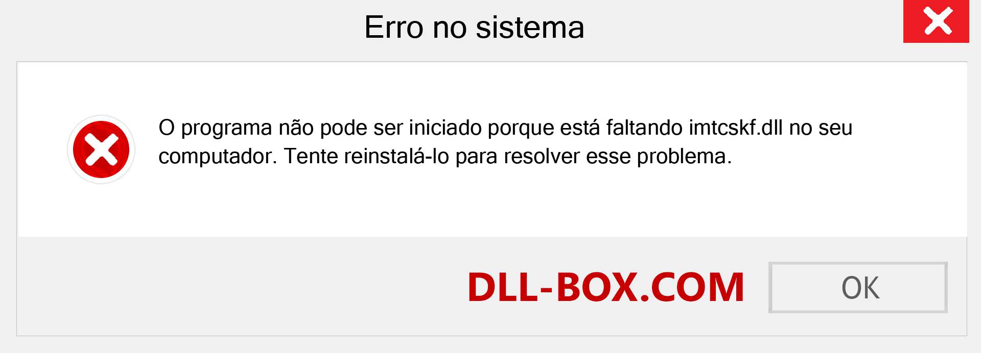 Arquivo imtcskf.dll ausente ?. Download para Windows 7, 8, 10 - Correção de erro ausente imtcskf dll no Windows, fotos, imagens